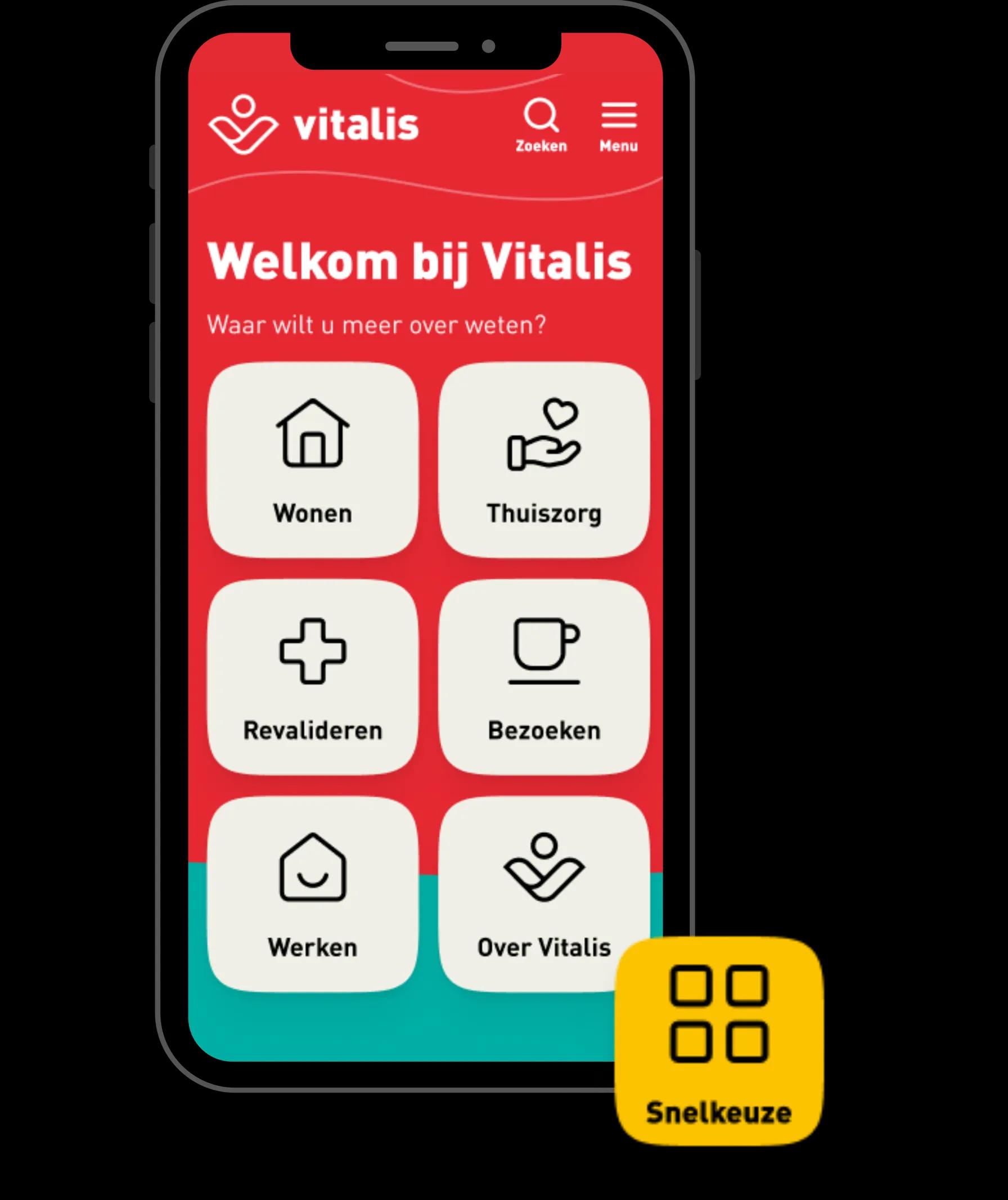 snelmenu Vitalis