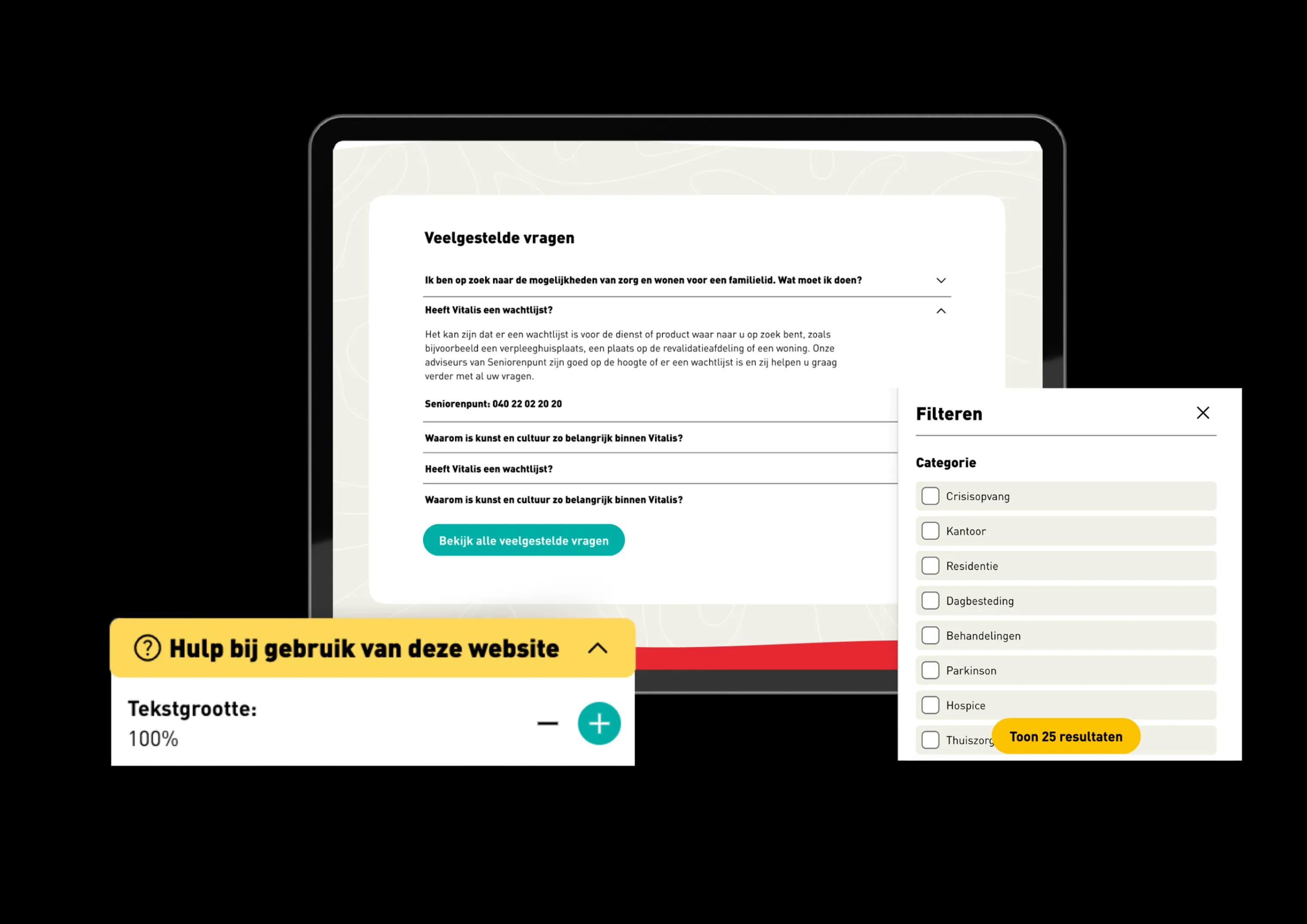 Vitalis stijlblad toegankelijkheid, WCAG 2.1 en ISO 27001